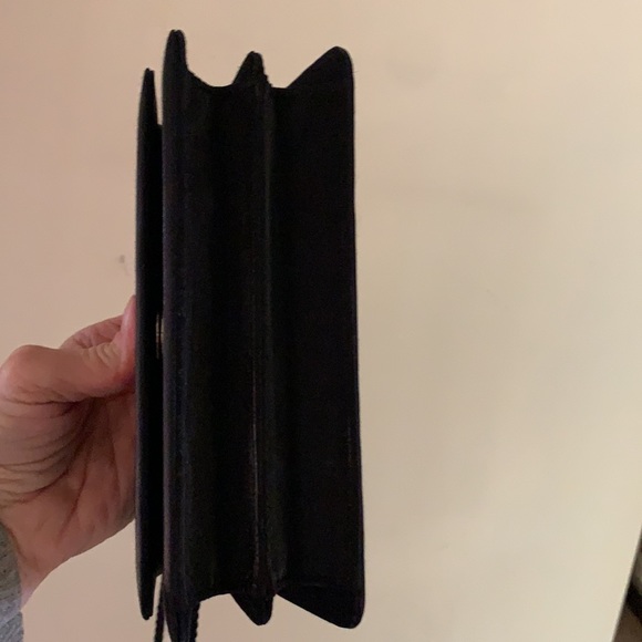 Carolyne Barton Black Evening Bag Handbag with magnetic snap & shoulder strap - Picture 11 of 11